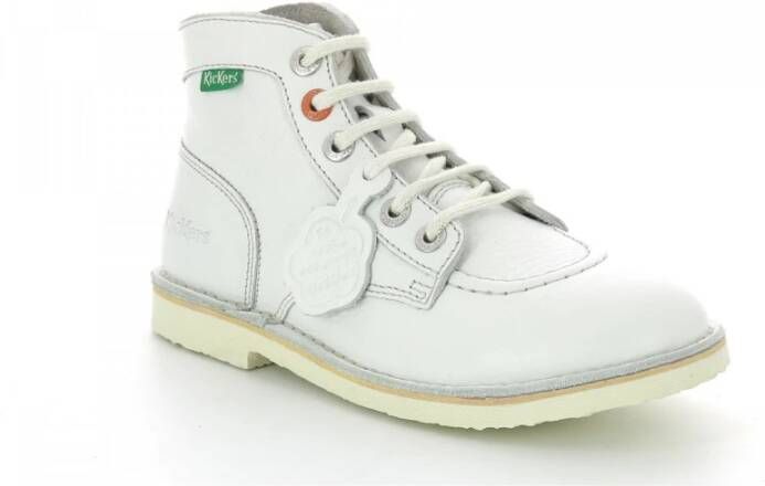 Kickers Kicklegend Lace up Boots , Wit, Dames