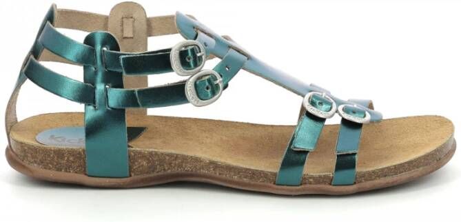 Kickers Sandalen Blauw Dames