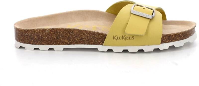 Kickers Kick Eyra Sliders , Geel, Dames