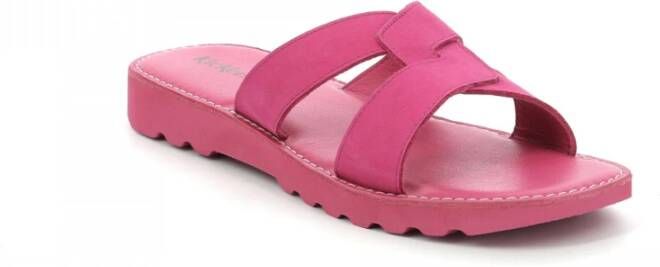 Kickers Kick Spring Sliders , Roze, Dames