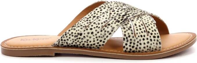 Kickers Kick Day Sandals , Wit, Dames