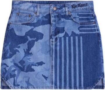 Kickers Spijkerrokken Blauw Dames