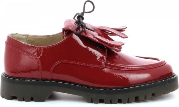 Kickers Decklow Laced Shoes , Rood, Dames