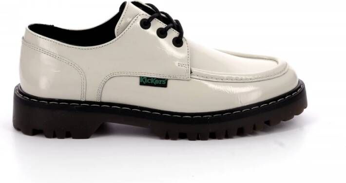 Kickers Kick Decklow Shoes , Wit, Dames