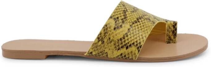Laura Biagiotti Sliders 6090 , Geel, Dames