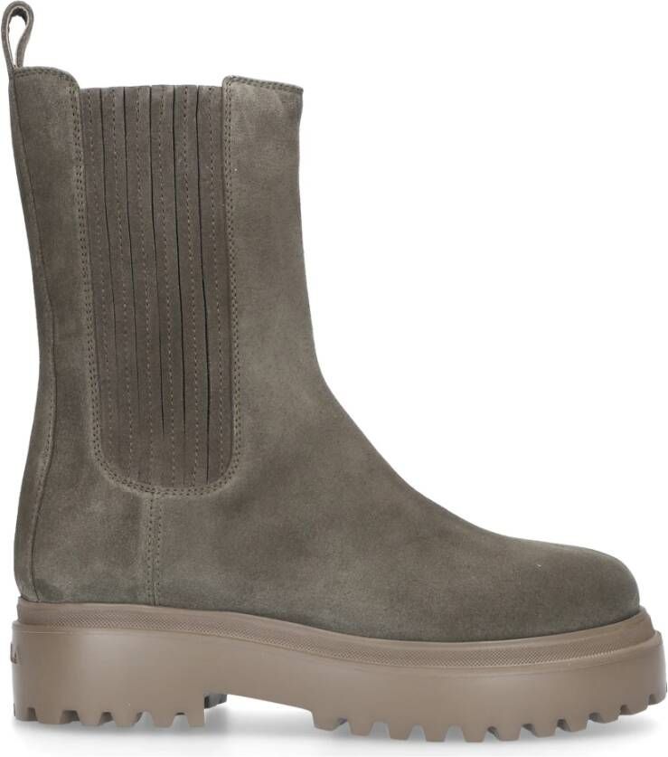 Le Silla Chelsea Boots Ranger Bark , Groen, Dames