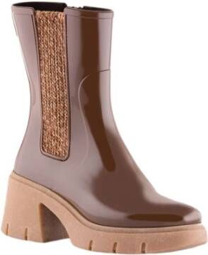 Lemon Jelly Noemi mid high platform laarzen , Bruin, Dames