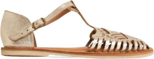 Leon & Harper Zapopaanse sandalen , Geel, Dames