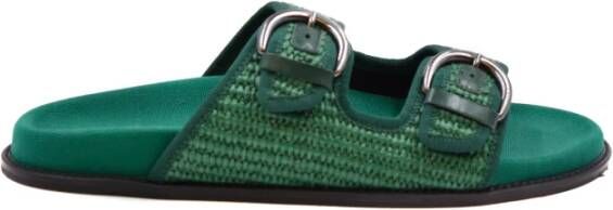 Max Mara Weekend Slippers Groen Dames