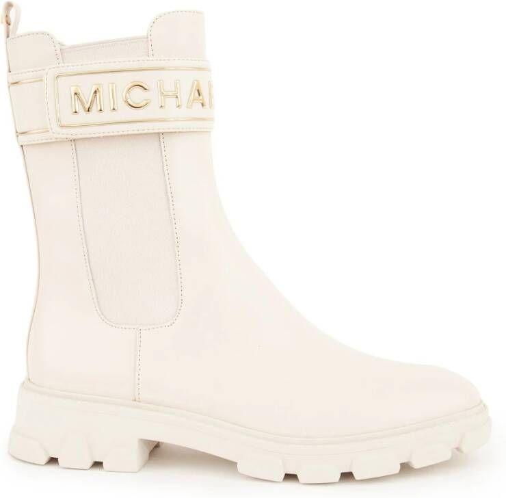 Witte MICHAEL KORS Chelsea boots RIDLEY STRAP CHELSEA