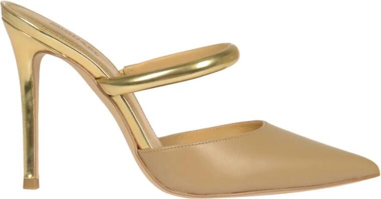 Michael Kors Hoge hiel sandalen , Beige, Dames