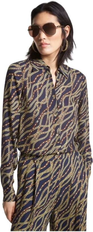 Michael Kors Longsleeve shirts Blauw Dames