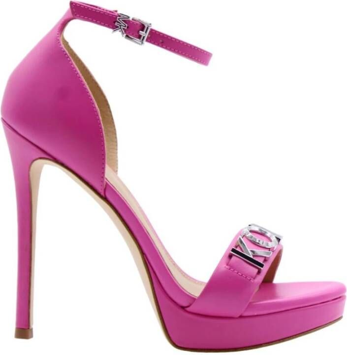 Michael Kors Hoge hiel sandalen , Roze, Dames