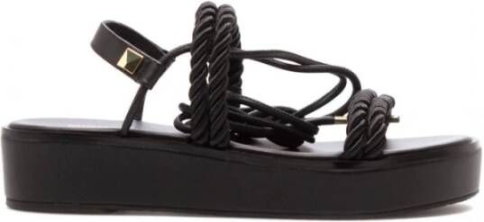 Michael Kors Women's Sandals Marina 40S1Mrfa2D , Zwart, Dames