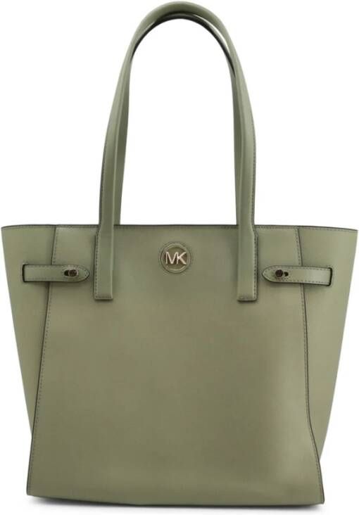 Michael Kors Pre eigendom canvas rugzakken , Groen, Dames
