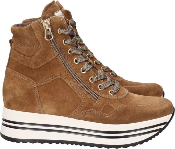 Nerogiardini Enkellaarsjes Bruin Dames