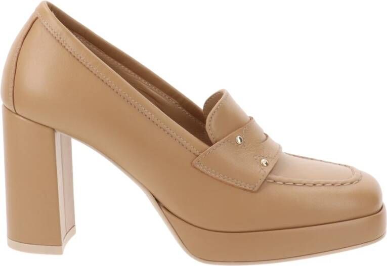 Nerogiardini Instappers & Slip ons Bruin Dames
