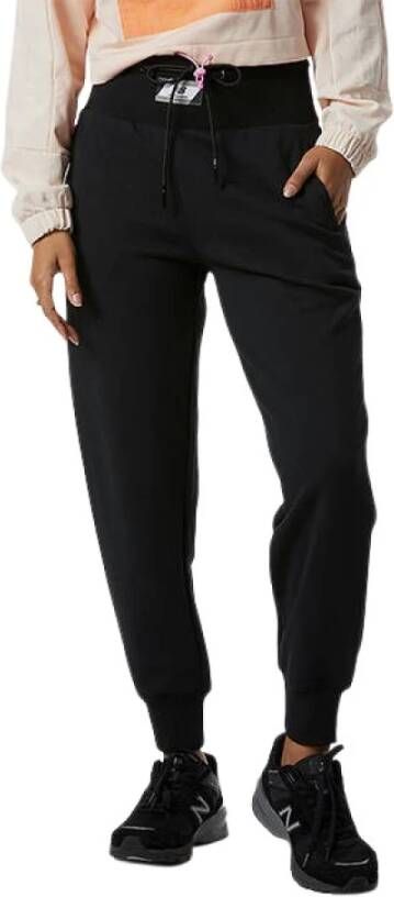 New Balance Atletiek versterkte fleece pant Wp21503Bk , Zwart, Dames