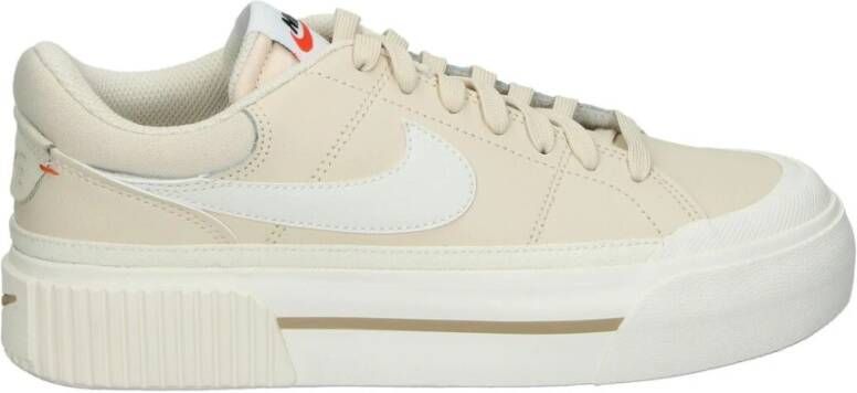 Nike Flat Casual Lady Trainers sneakers , Beige, Dames