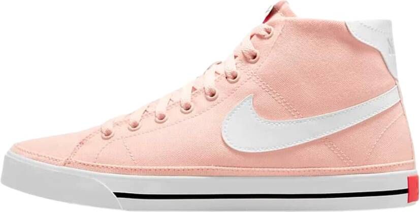 Nike Court Legancy Mid Canvas Sneakers , Roze, Dames