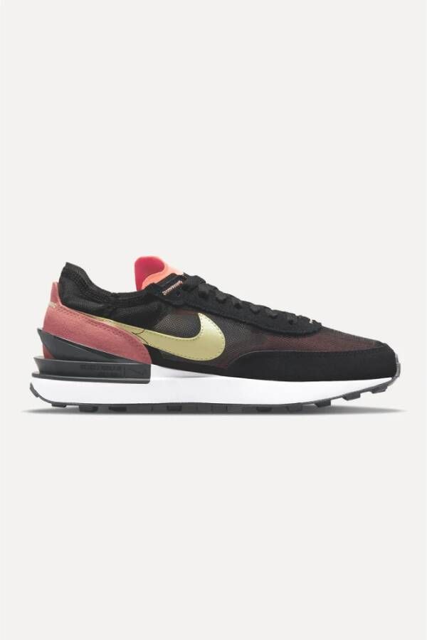 Nike Waffle One Dames Schoenen Black Mesh/Synthetisch