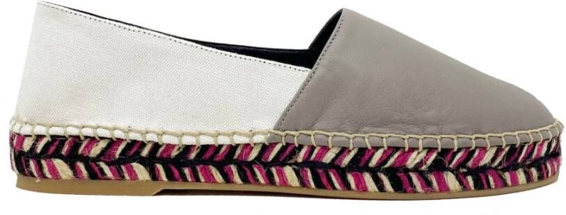 Off White Espadrilles Wit Dames