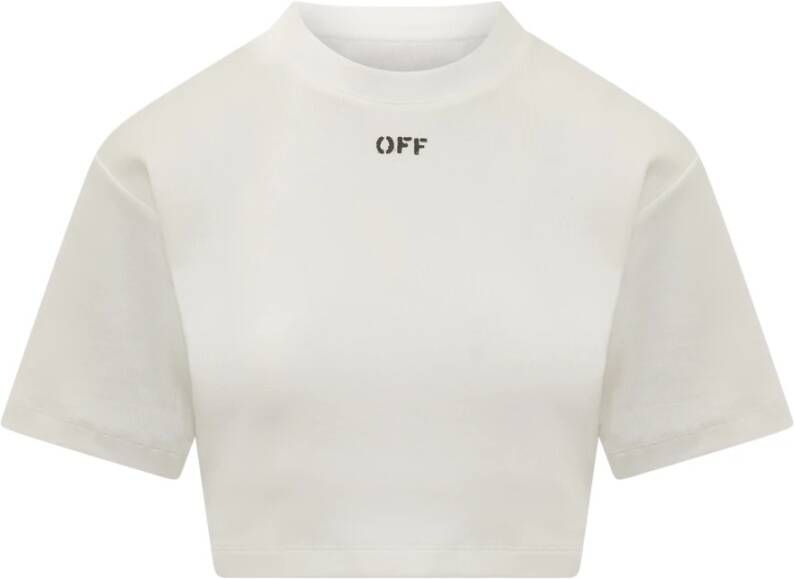 Off White T shirts Wit Dames