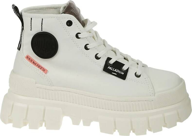 Palladium Sneakers Revolt Hi Tx Star Vegan , Wit, Dames