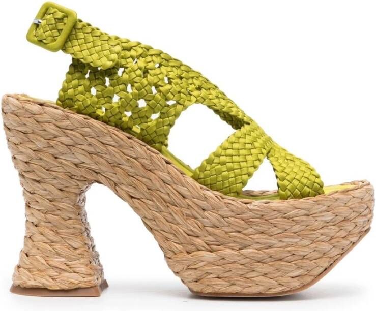 Paloma Barceló High Heel Sandals , Geel, Dames