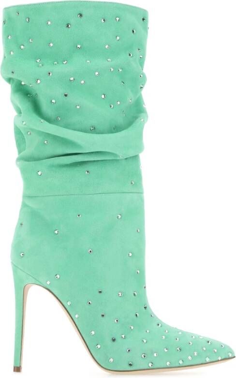 Paris Texas Enkellaarsjes Groen Dames