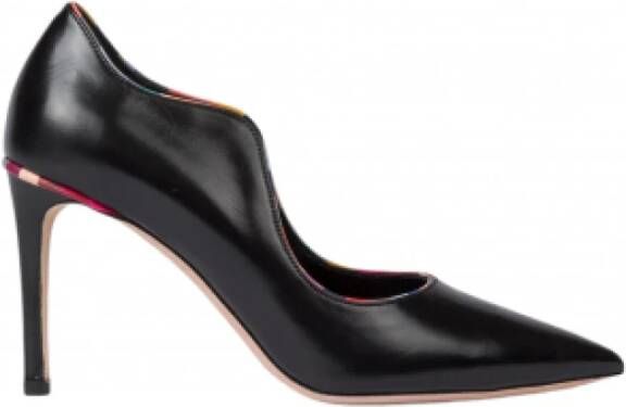 Paul Smith Pomp geborduurd werveling hiel , Zwart, Dames