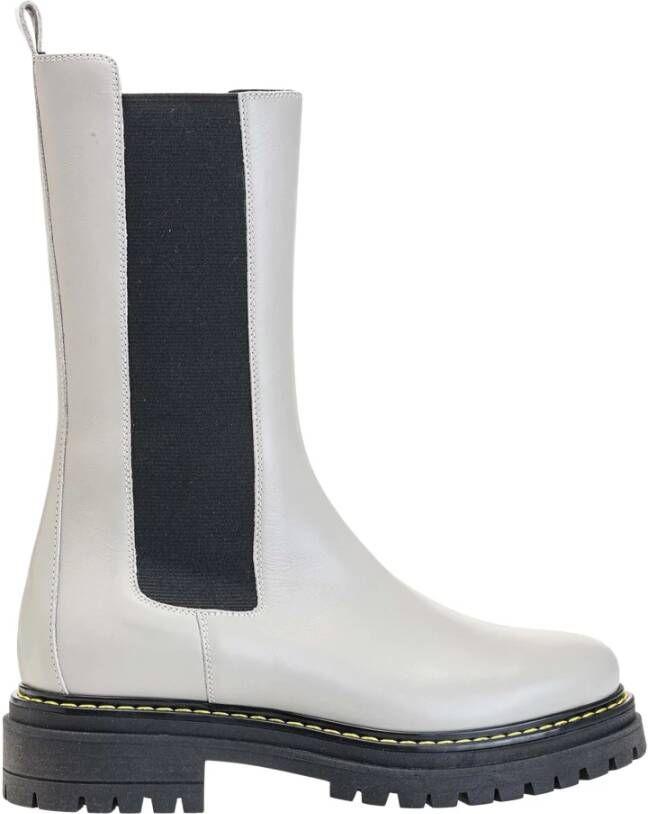 pinko Natalie 2 Boot kalfsvlees Pelle , Wit, Dames