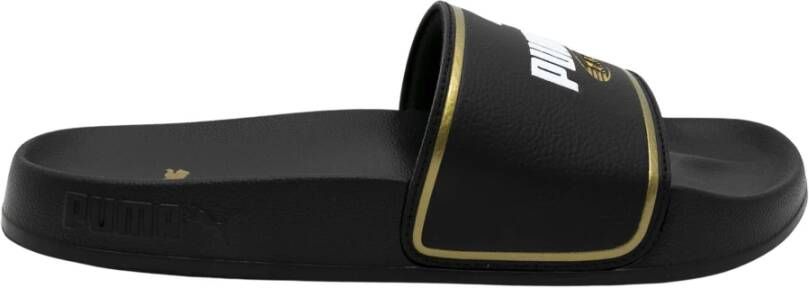 PUMA Leadcat 2.0 King Slippers Zwart Wit Goud
