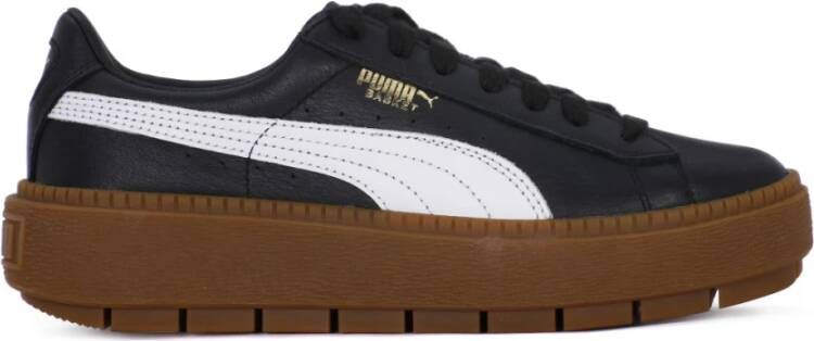 Puma Sneakers platform trace l , Zwart, Dames