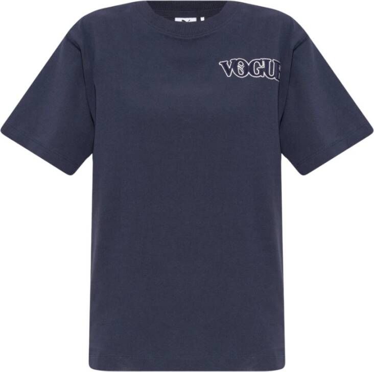 Puma T shirts Blauw Dames