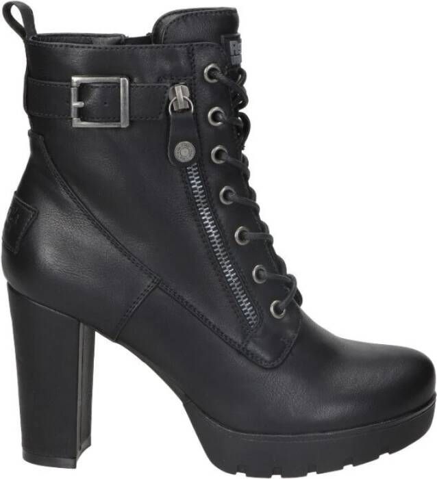 Refresh Enkellaarsjes Zwart Dames