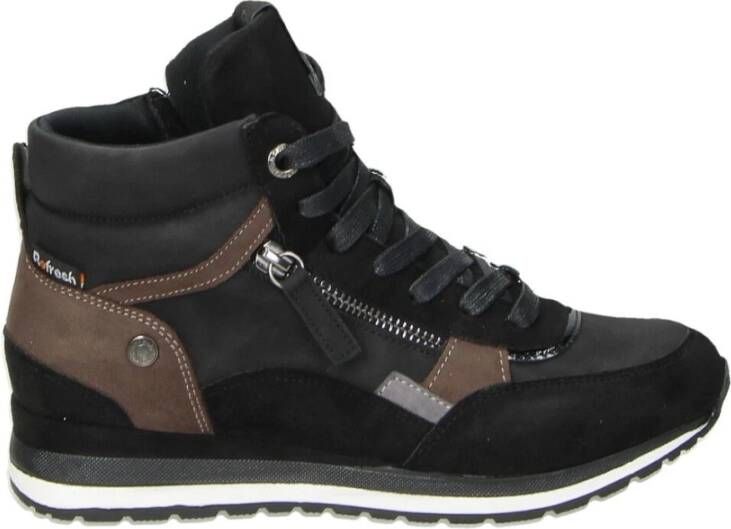 Refresh Enkellaarsjes Zwart Dames