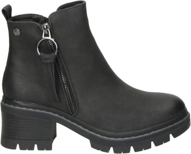 Refresh Enkellaarsjes Zwart Dames