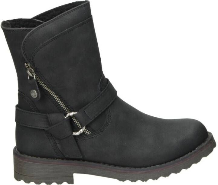 Refresh Enkellaarsjes Zwart Dames