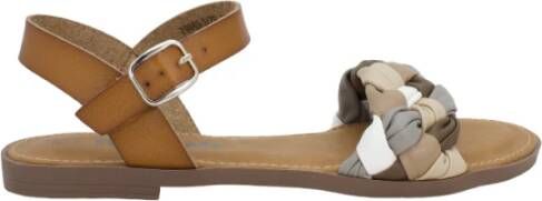 Refresh Platte sandalen , Bruin, Dames
