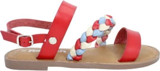 Refresh Platte sandalen , Rood, Dames