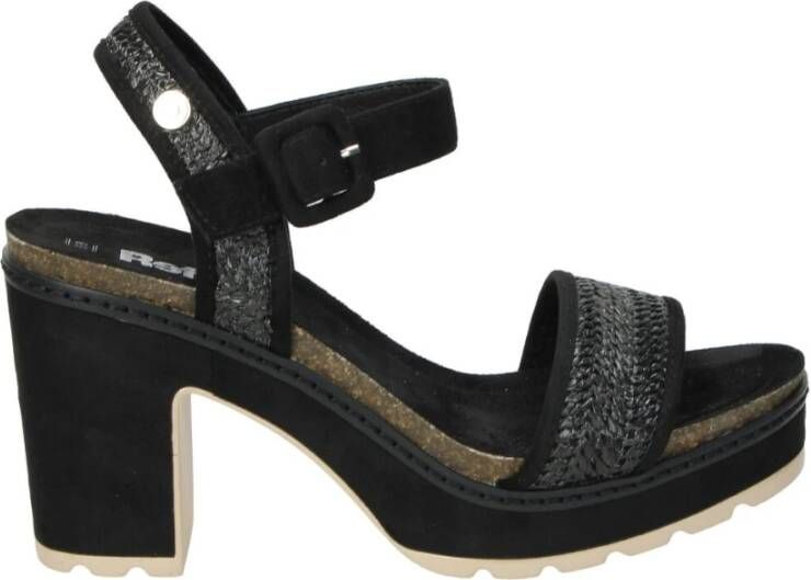 Refresh Fashion Sandals , Zwart, Dames