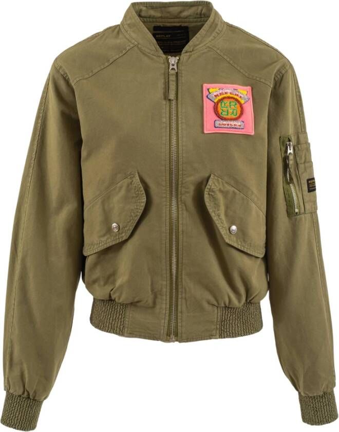 Replay Bomber jackets Groen Dames