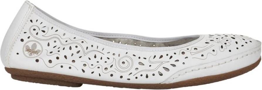 Rieker Ballerina's Wit Dames
