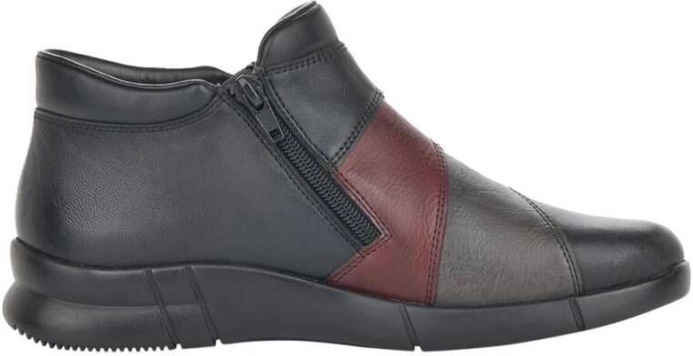 Rieker Wilma Fumo laarzen , Zwart, Dames