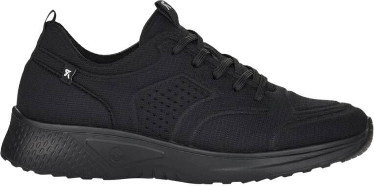 Rieker Zwarte casual gesloten schoenen , Zwart, Dames