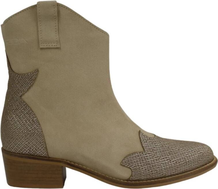 Roberto dAngelo schoenen laarzen Beige , Beige, Dames