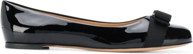 Salvatore Ferragamo women's leather ballet flats ballerinas varina