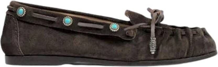 Sartore Instappers & Slip ons Bruin Dames