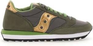 Saucony women's shoes suede trainers sneakers Jazz o , Groen, Dames